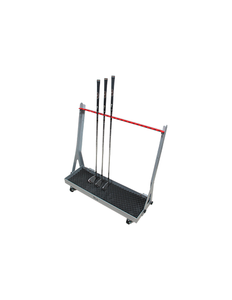 Industrial Golf Club Curing Rack on Wheels