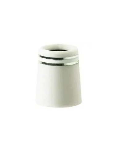 Ferrule , 370 X 3/4 X,560  White 2 Silver Rings (x