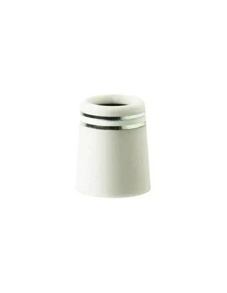 Ferrule , 370 X 3/4 X,560  White 2 Silver Rings (x